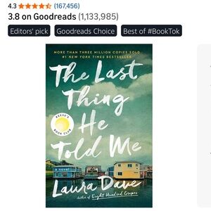 The Last Thing He Told Me by Laura Dave